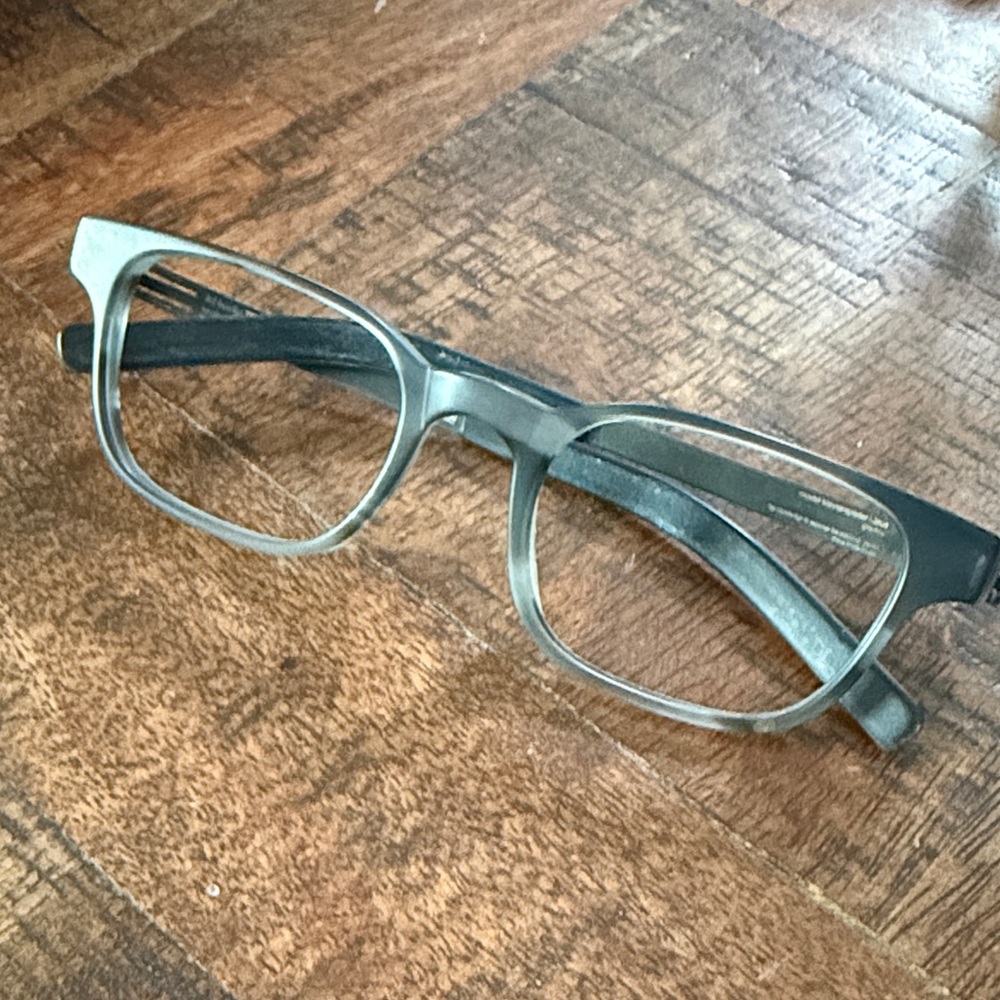 IC Berlin Klavierspieler Modern Gray Men's Eyeglasses plastic front 49 eye